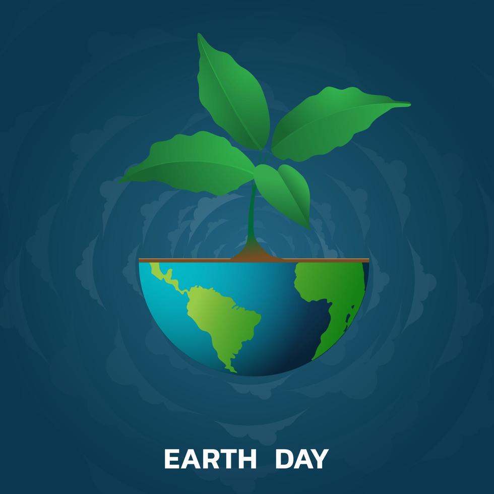 ambiente mundial e dia da terra ambiente mundial e dia da terra. feliz Dia da Terra. vetor