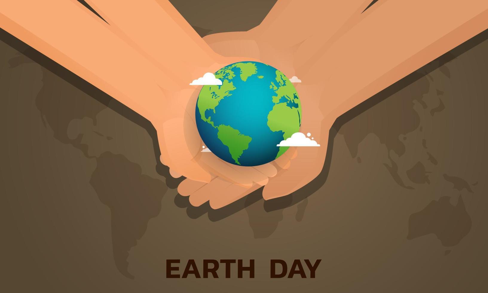 ambiente mundial e dia da terra ambiente mundial e dia da terra. feliz Dia da Terra. vetor