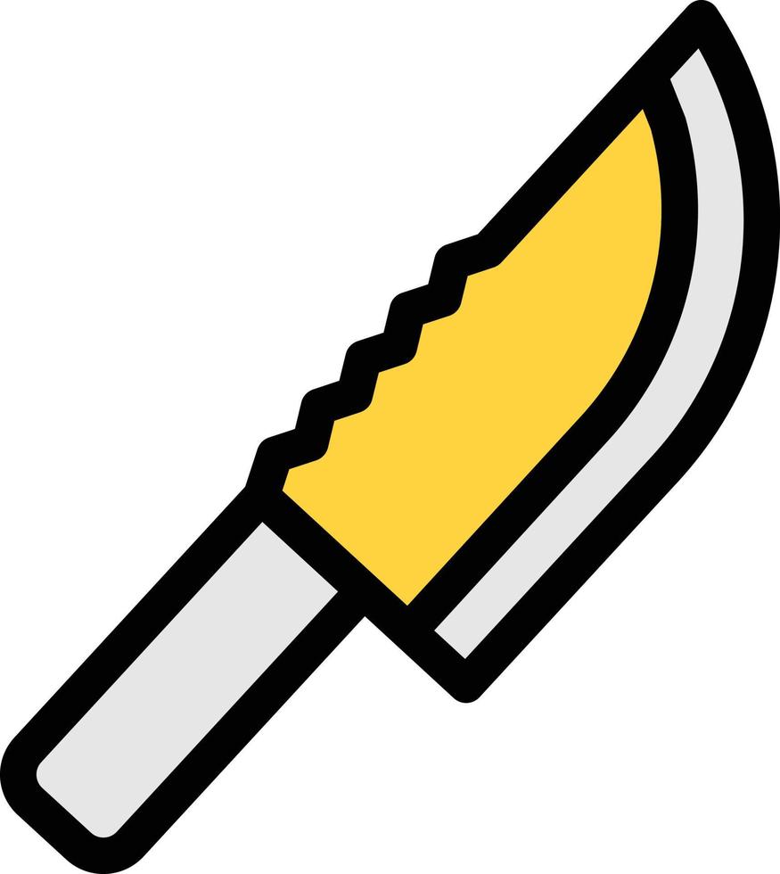 ilustração vetorial de faca em símbolos de qualidade background.premium. ícones vetoriais para conceito e design gráfico. vetor
