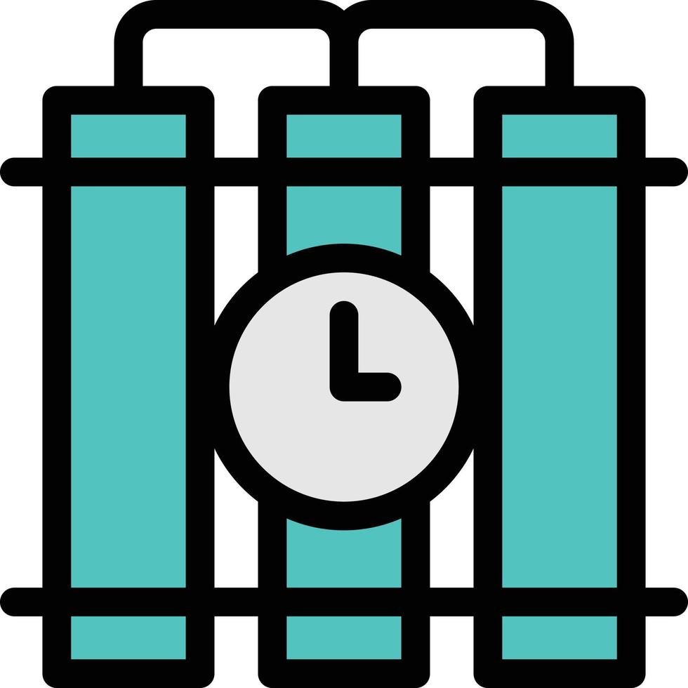 ilustração em vetor tempo bomba em símbolos de qualidade background.premium. ícones vetoriais para conceito e design gráfico.