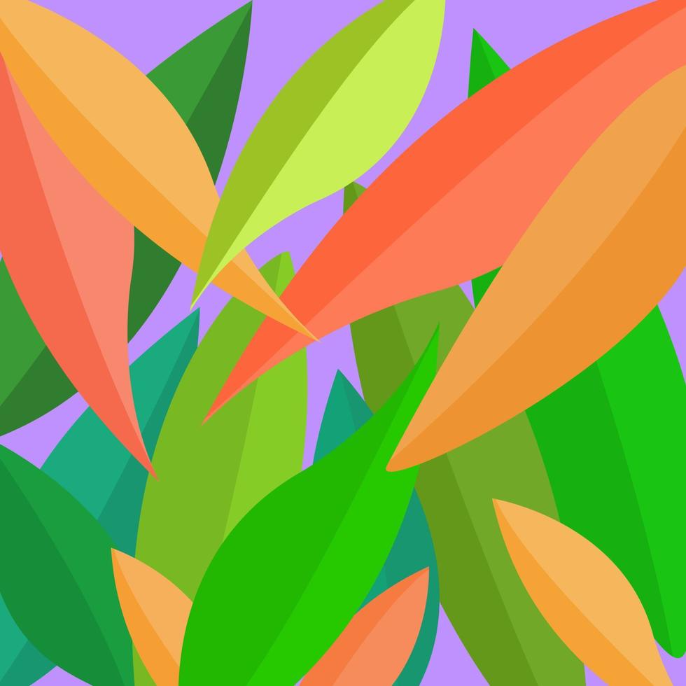 fundo abstrato deixa plantas ao ar livre jardim papel de parede pano de fundo ilustração vetorial vetor