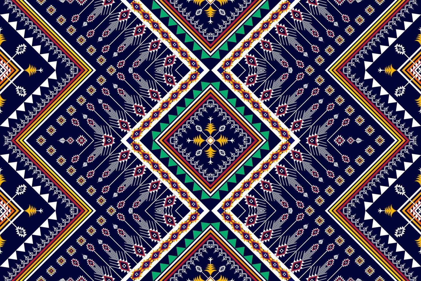 design de padrão étnico geométrico abstrato. tecido asteca tapete mandala ornamento boho nativo chevron têxtil decoração wallpaper. fundo de vetor de bordado tradicional étnico tribal