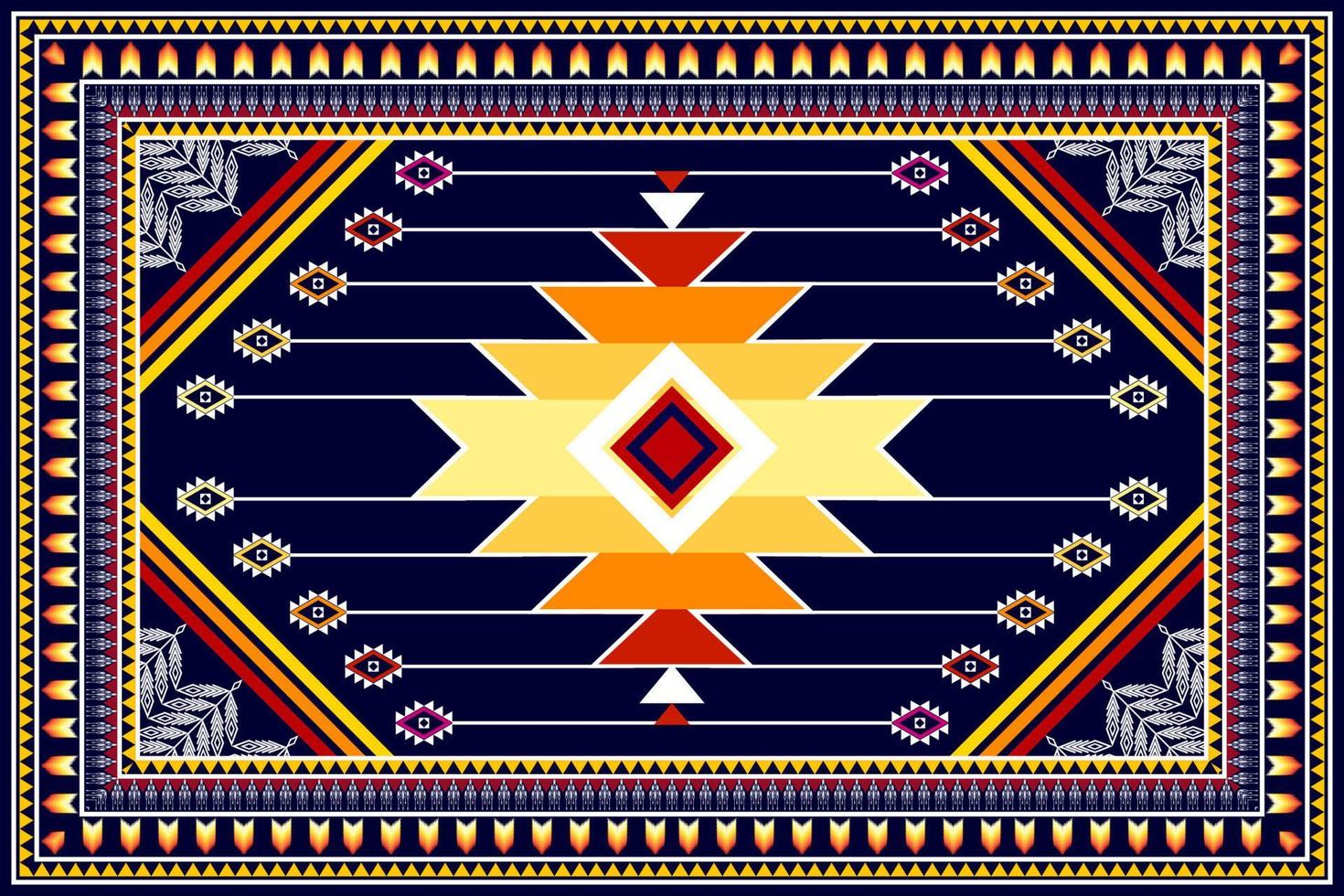 design de padrão étnico abstrato geométrico. tecido asteca tapete mandala ornamento étnico chevron têxtil decoração wallpaper. fundo de ilustrações vetoriais de bordado tradicional boho tribal tribal vetor