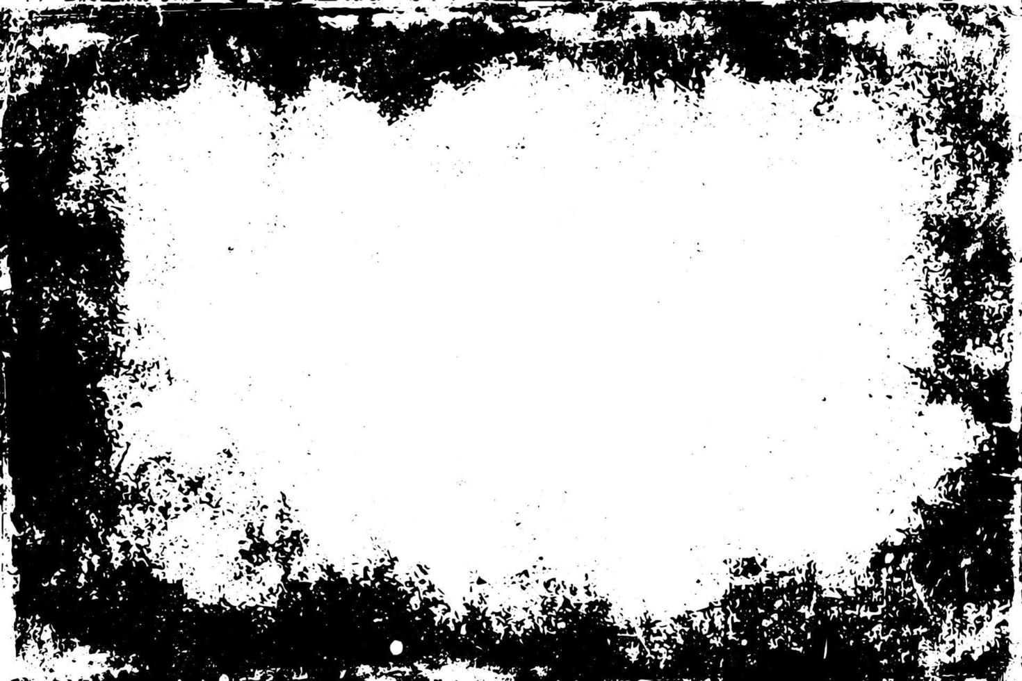 fundo de textura de vetor de fronteira de grunge. sobreposição de quadro abstrato. pano de fundo sujo e danificado.