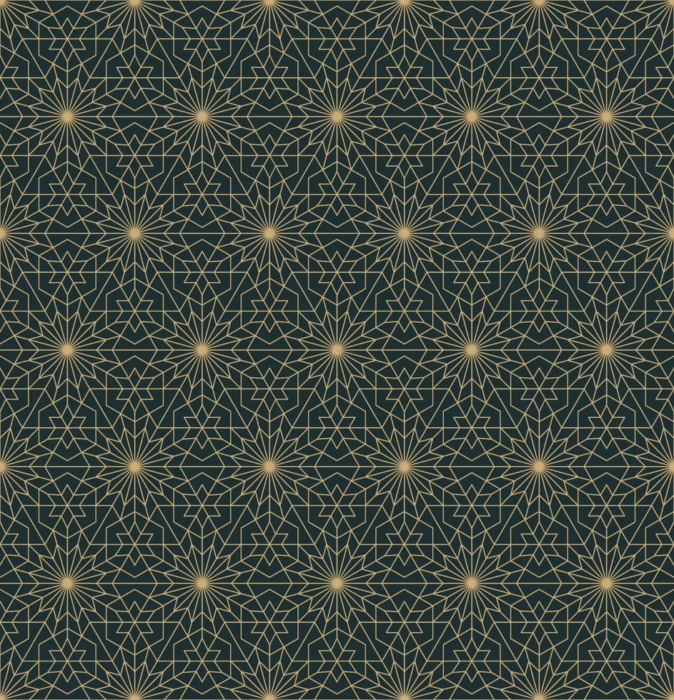 persa islâmica estrela hexágono forma geométrica grade sem costura padrão contemporâneo cor de fundo. uso para tecidos, têxteis, elementos de decoração de interiores. vetor
