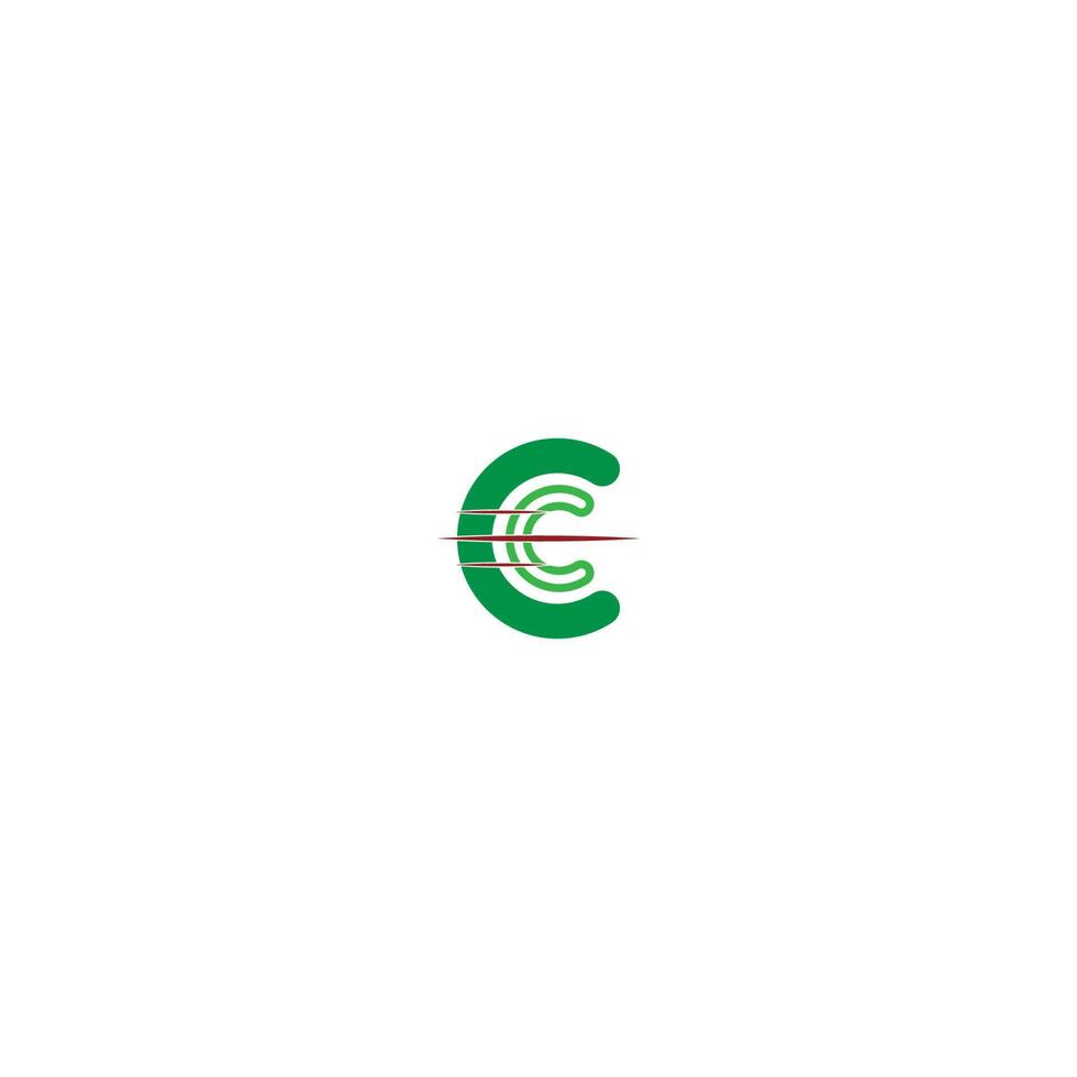 logotipo da letra c vetor