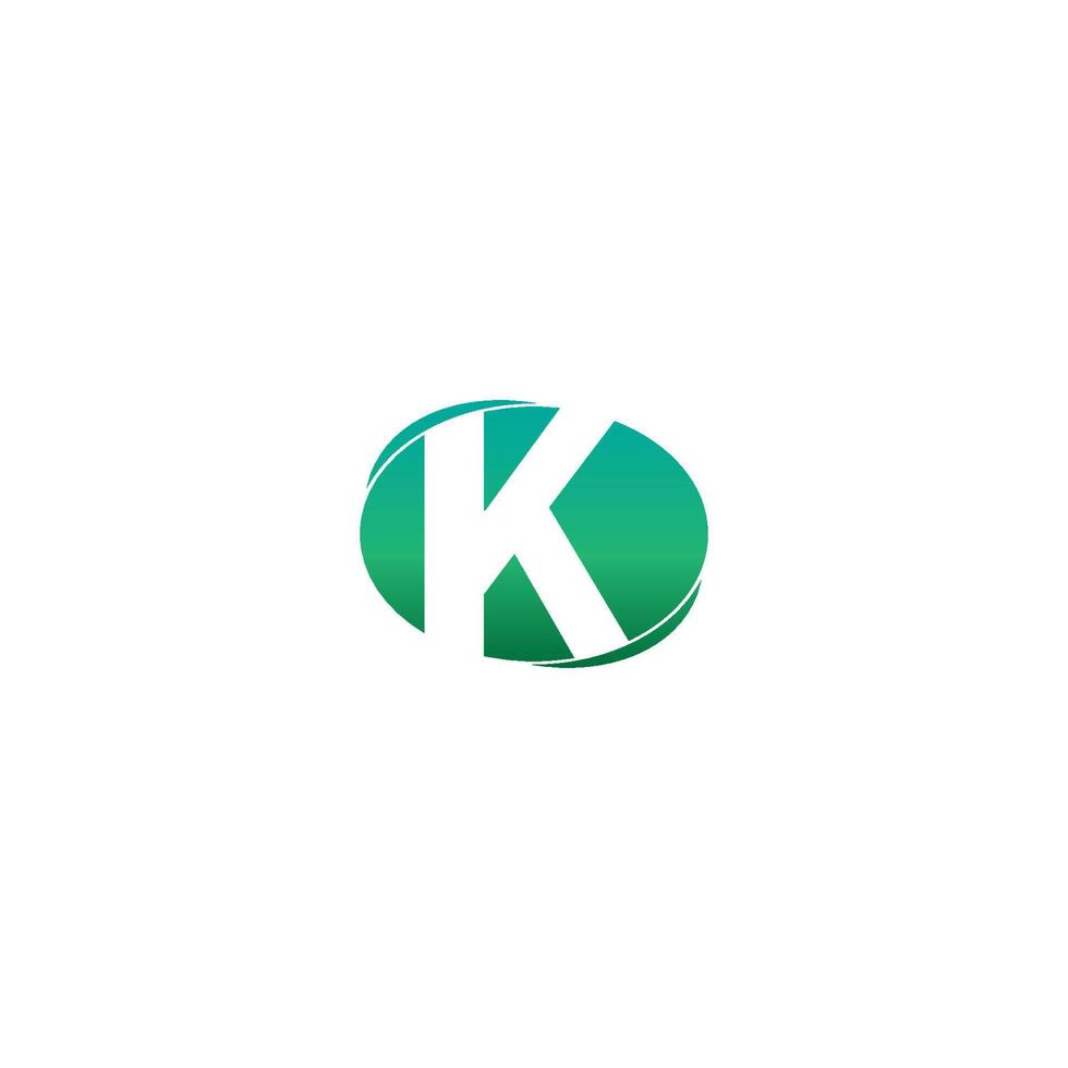 design criativo do logotipo do ícone da letra k vetor