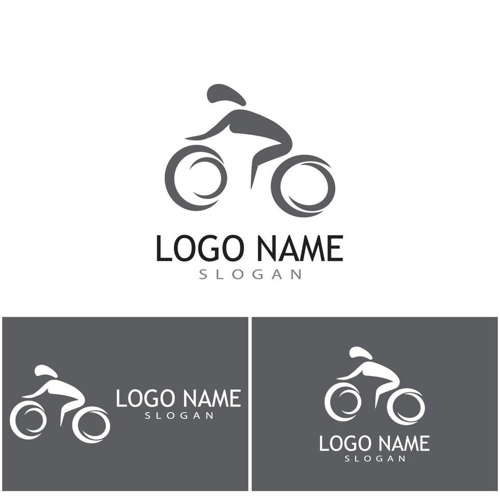ciclismo logotipo modelo vetor símbolo natureza
