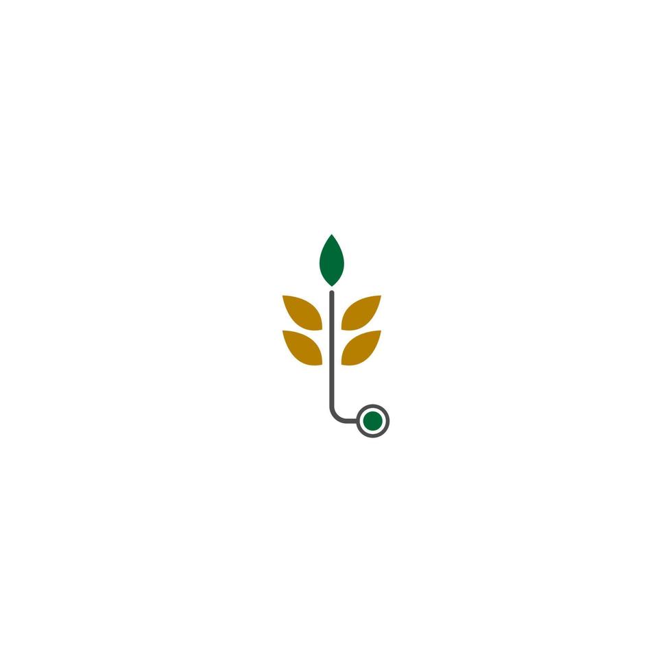 conceito de ícone de logotipo de arroz vetor