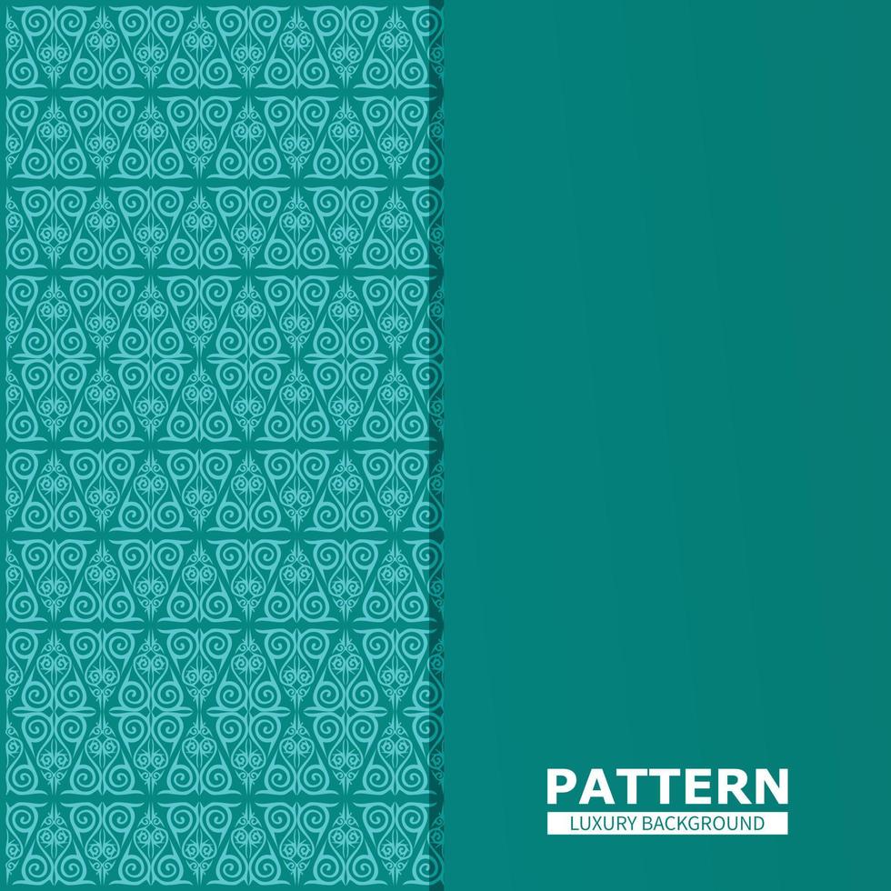 padrão ornamento batik melayu ilustração vetorial vetor