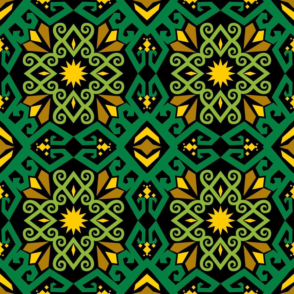 sem costura padrão de padrão de tecido indonésio pattern.traditional dayak.borneo padrão. inspiração de design vetorial. têxtil criativo para moda ou pano vetor