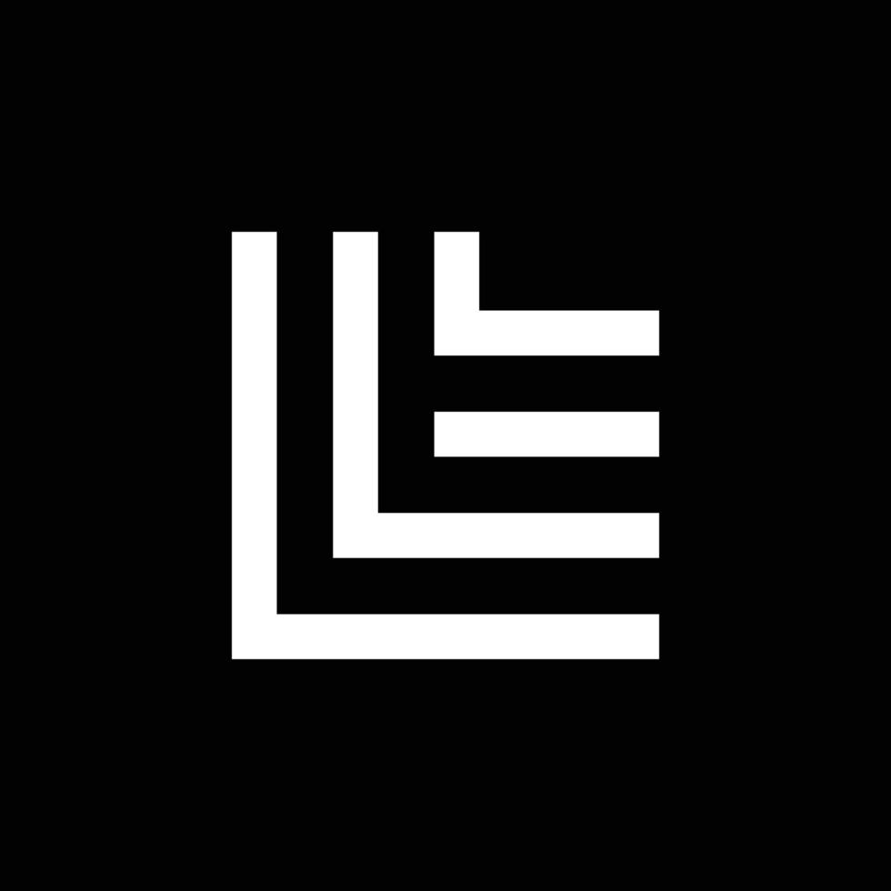letra lt ou design de logotipo tl vetor