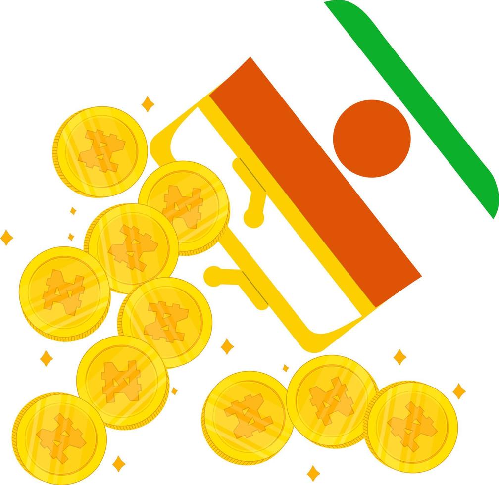 bandeira do niger vetor