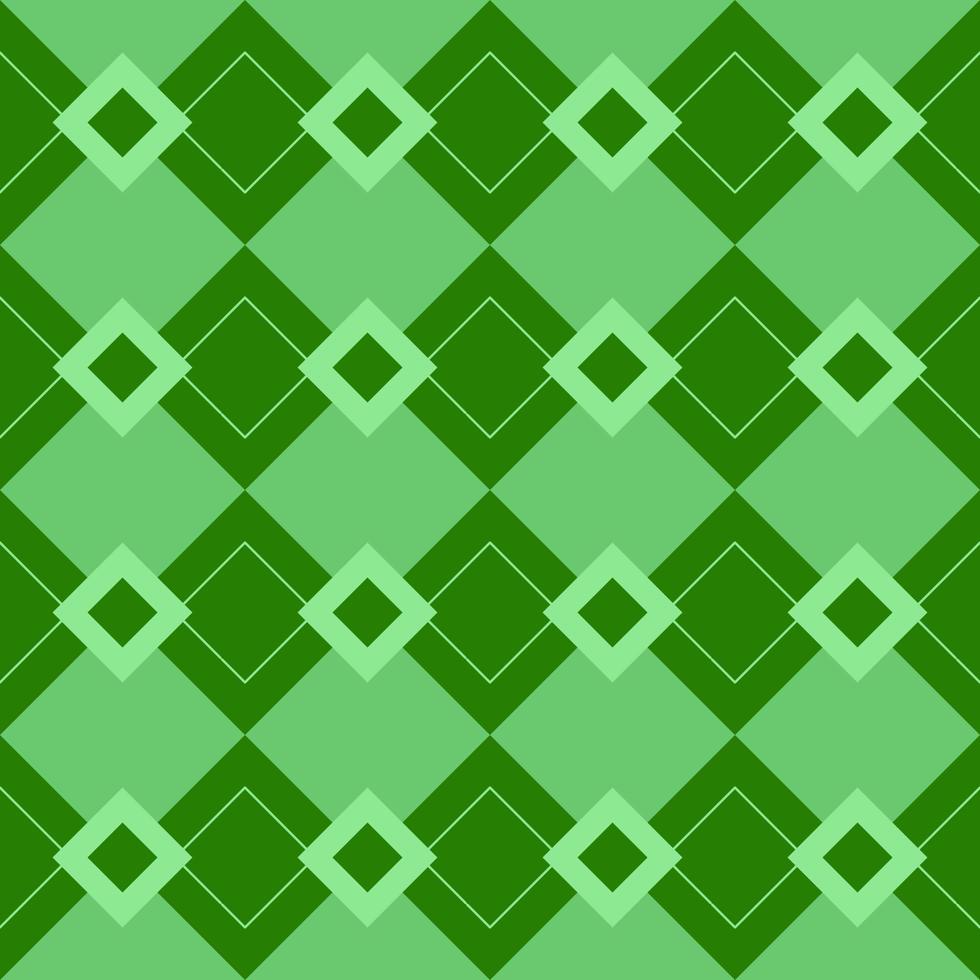 padrão geométrico étnico verde vetor
