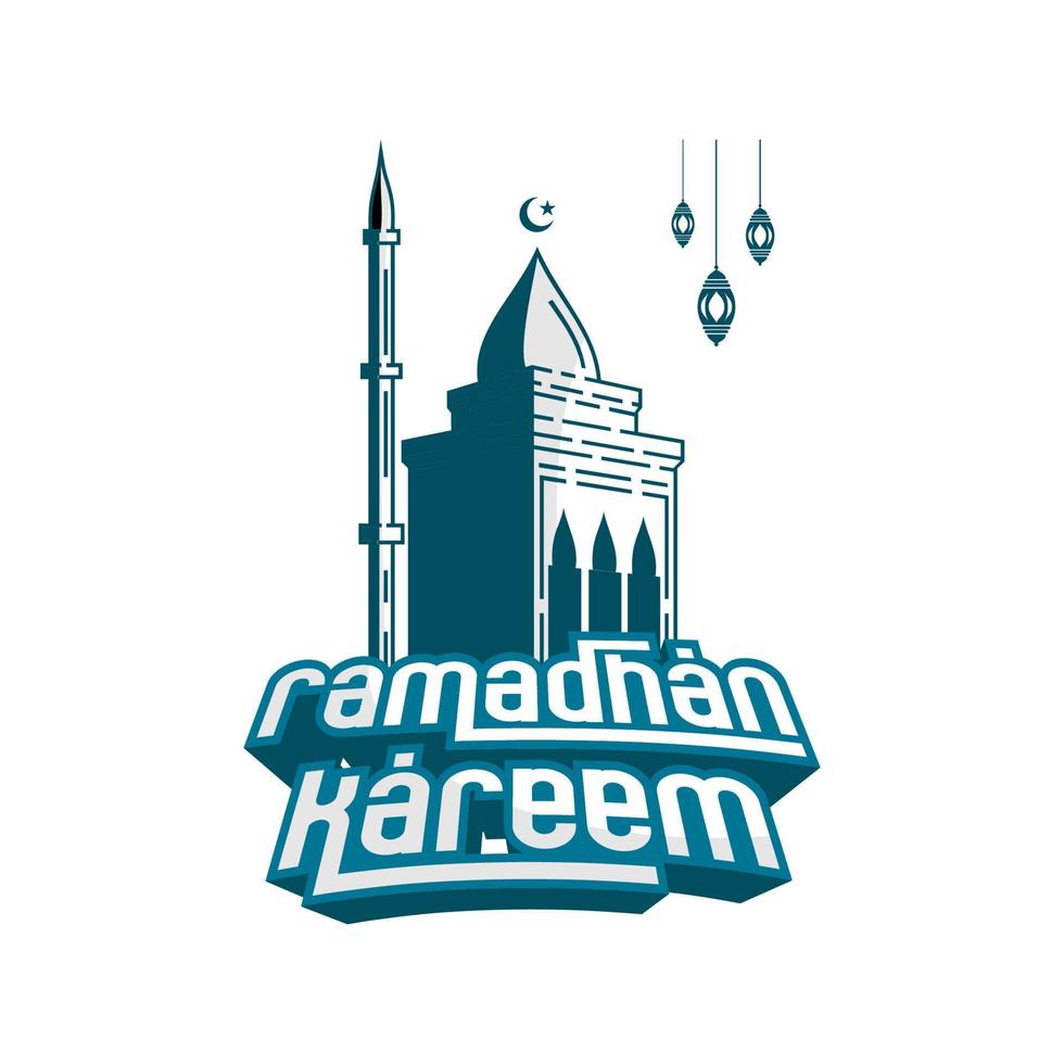vetor de ramadhan kareem