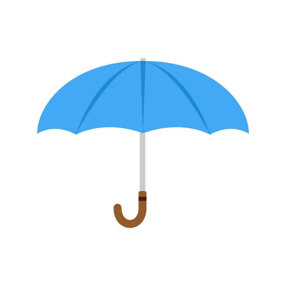 guarda-chuva vector icon ilustração isolado chuva de guarda-sol de proteção de praia. temporada de fundo de clima de design aberto