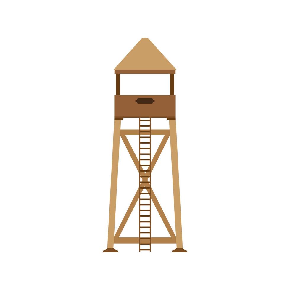 Torre observação ícone post ilustração vetorial de fundo. conjunto de design de salva-vidas isolado mar verão branco stand vetor
