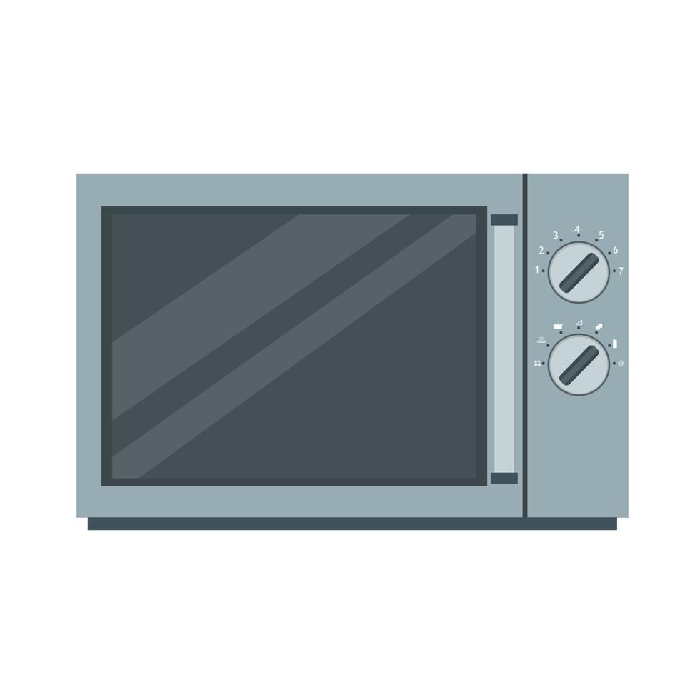 forno de microondas ícone vector cozinha ilustração equipamento de cozinha de alimentos isolado. símbolo de design doméstico