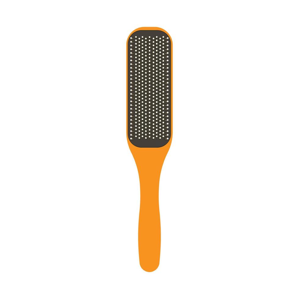escova de cabelo vetor pente escova ícone estilo ilustração. equipamento de beleza de cabeleireiro de cuidados de moda isolado