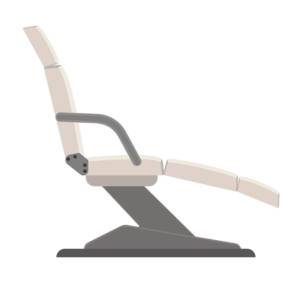 cadeira de massagem ícone ilustração vetorial branco relaxar background. poltrona isolada de terapia vetor