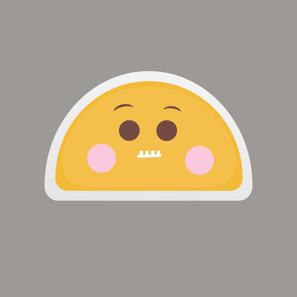 design isolado de ilustração de ícone de emoji 3d vetor