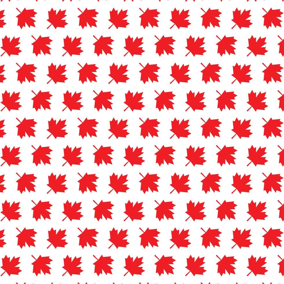 design de padrão de folha de bordo, dia do canadá vetor