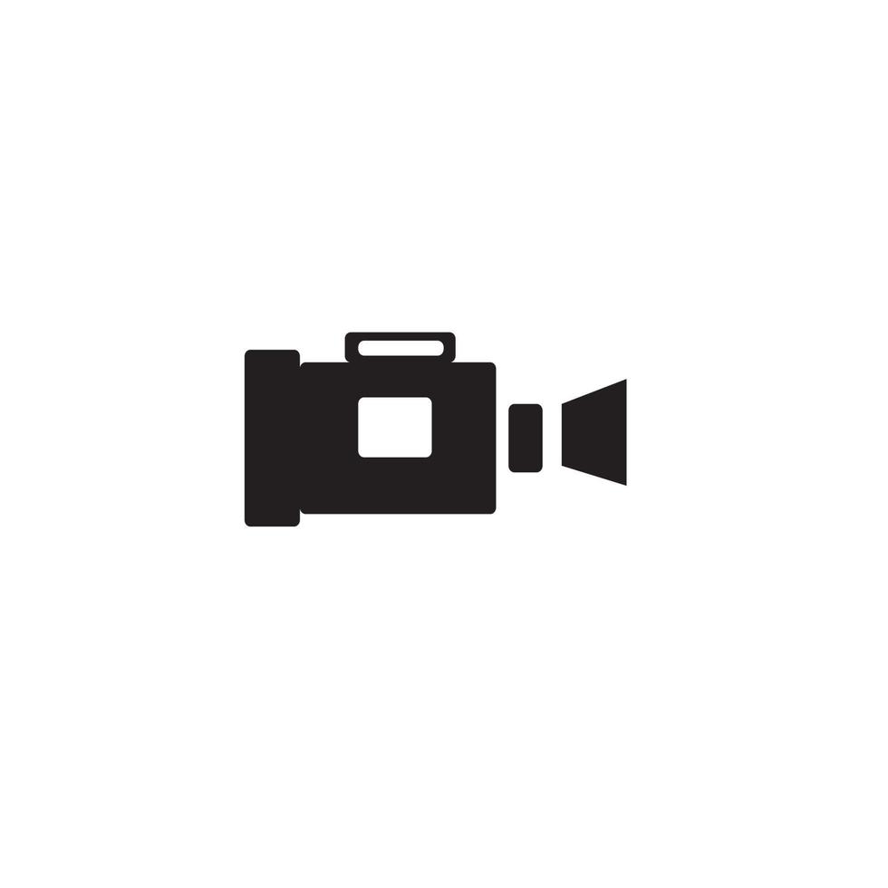 ilustração de imagens de câmeras fotográficas usadas para adesivos ou designs de logotipo vetor