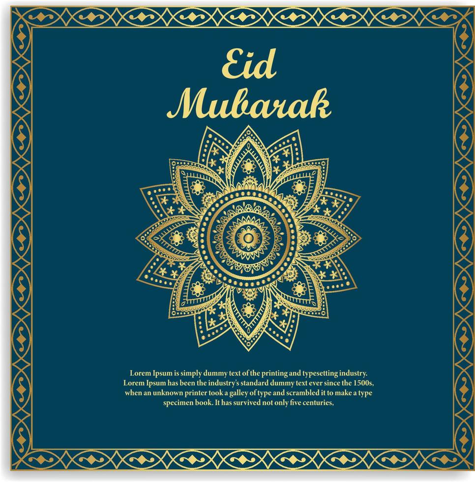 modelo de banner de mídia social eid ul-fitr e eid mubarak vetor