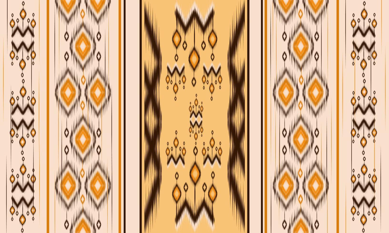 geométrico étnico oriental ikat padrão design tradicional para plano de fundo, tapete, papel de parede, roupas, embrulho, batik, tecido, ilustração vetorial. estilo bordado. vetor