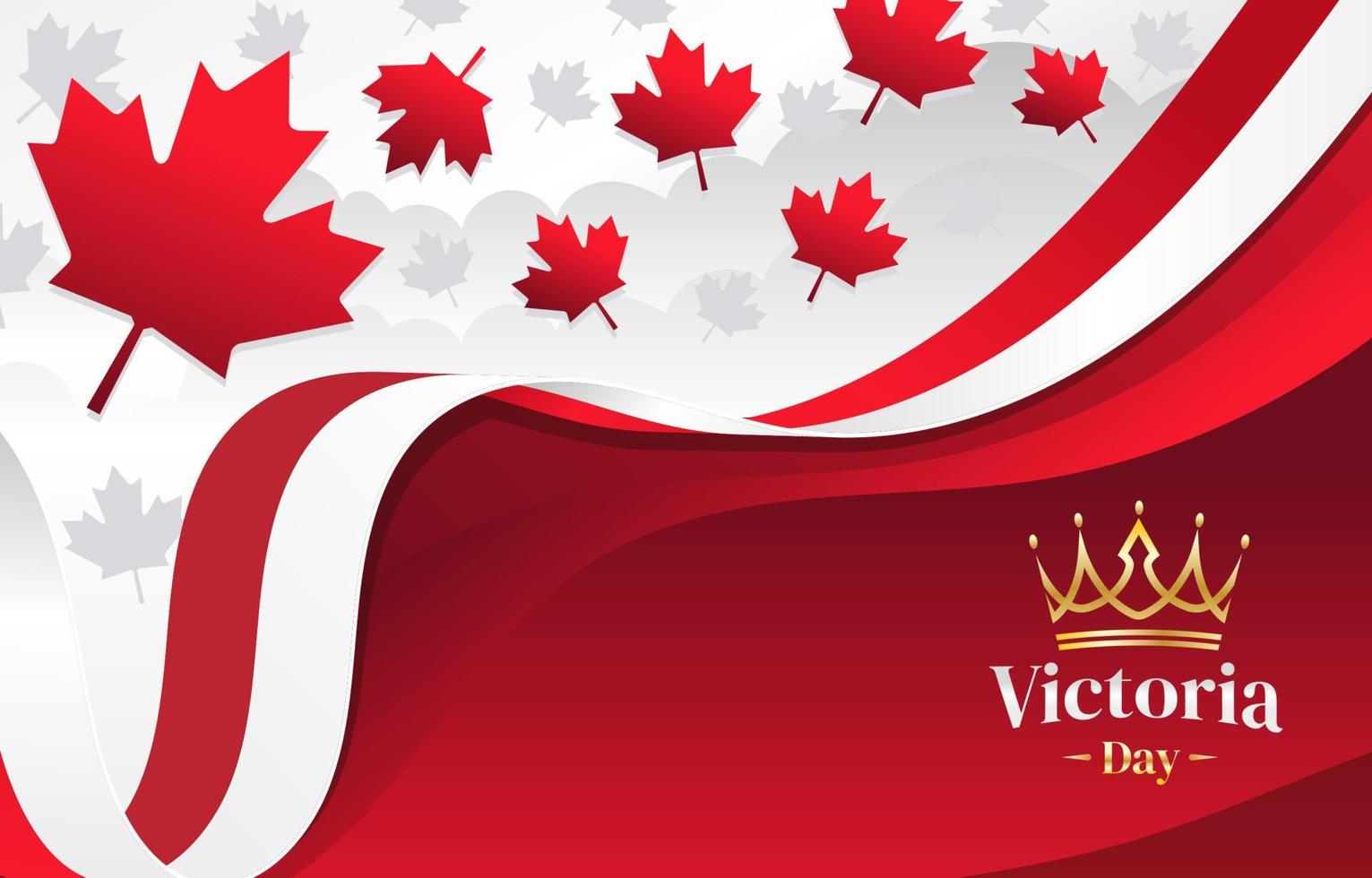 celebrando o fundo de festividade do dia da vitória do canadá vetor