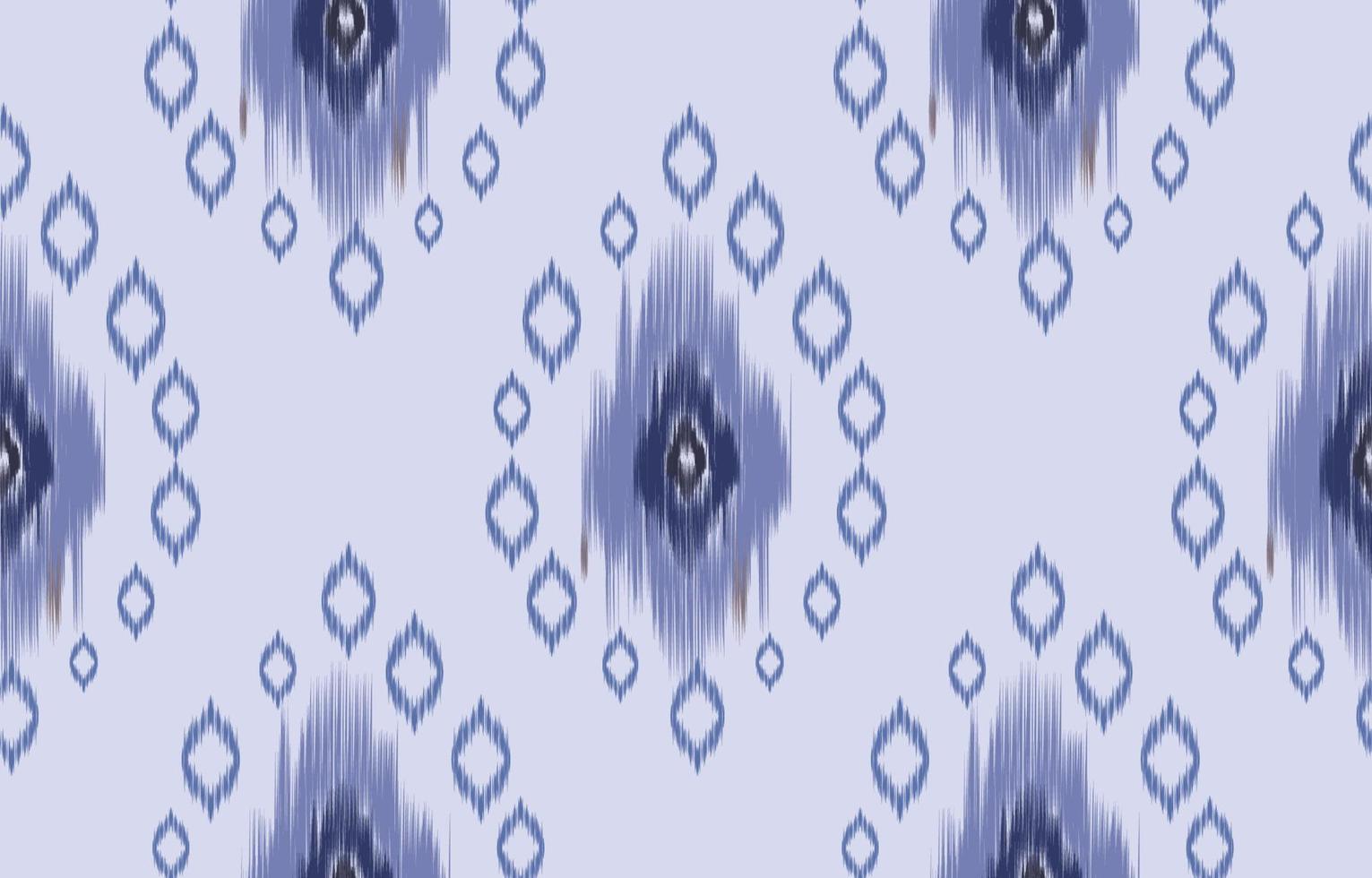 azul escuro e branco ikat sem costura padrão geométrico étnico oriental tradicional bordado style.design para plano de fundo,tapete,tapete,papel de parede,vestuário,embrulho,batik,tecido,ilustração vetorial. vetor