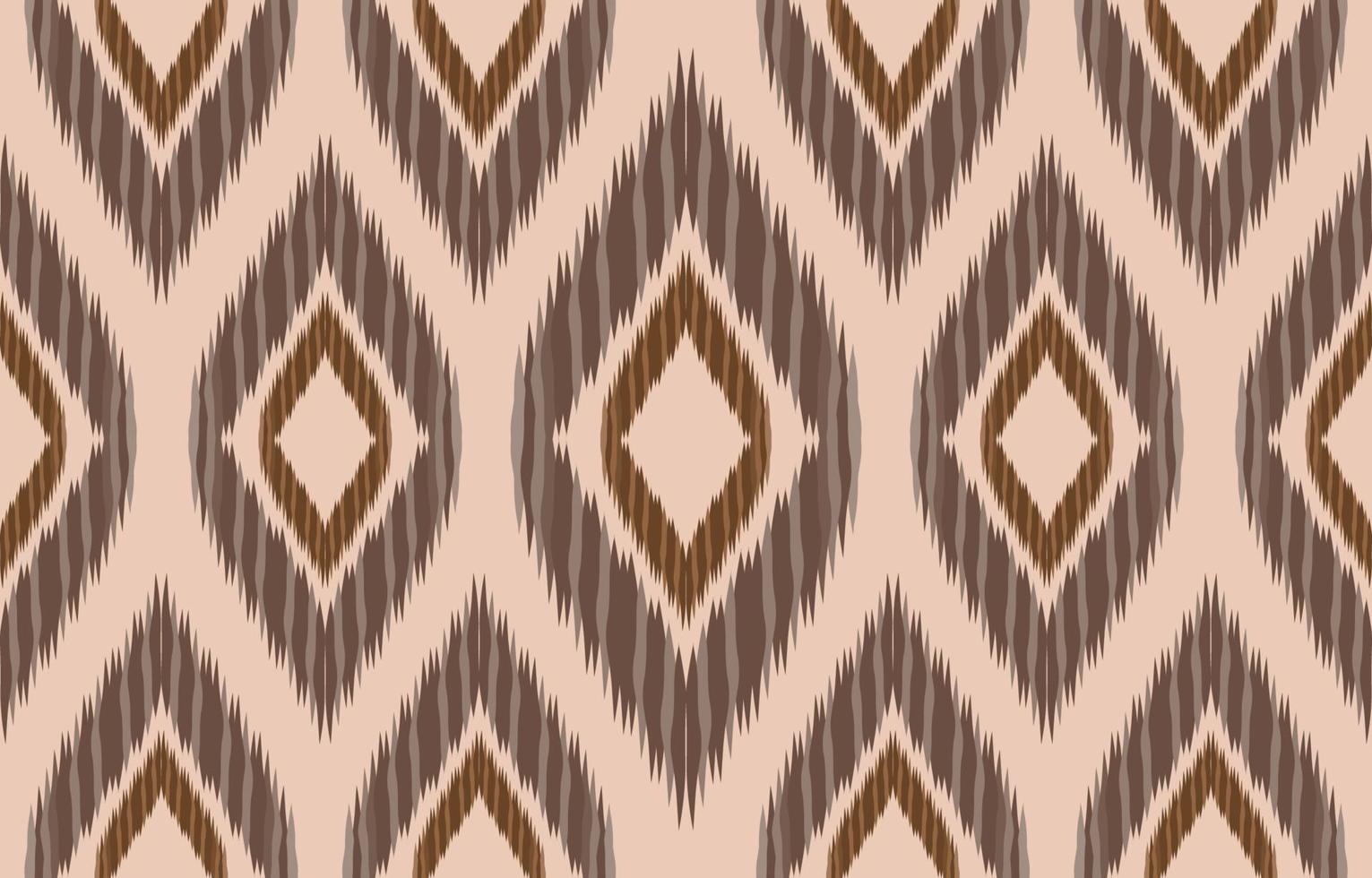 tecido ikat sem costura padrão geométrico étnico tradicional bordado style.design para fundo, tapete, tapete, sarongue, roupas, ilustração vetorial. vetor