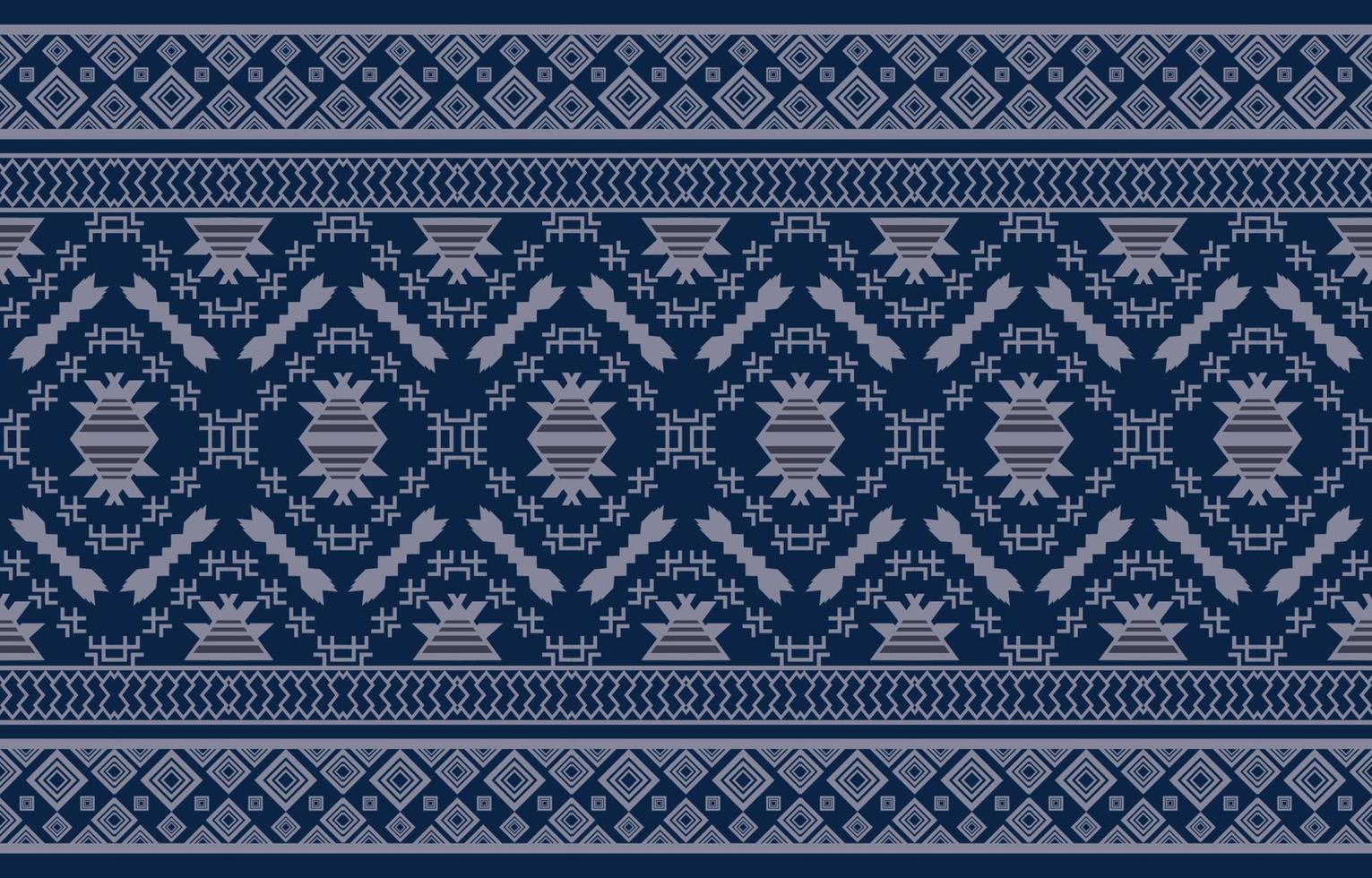 desenho de fundo tradicional geométrico oriental tribal padrão étnico para tapete, papel de parede, roupas, embrulho, batik, tecido, estilo de bordado de ilustração vetorial. vetor