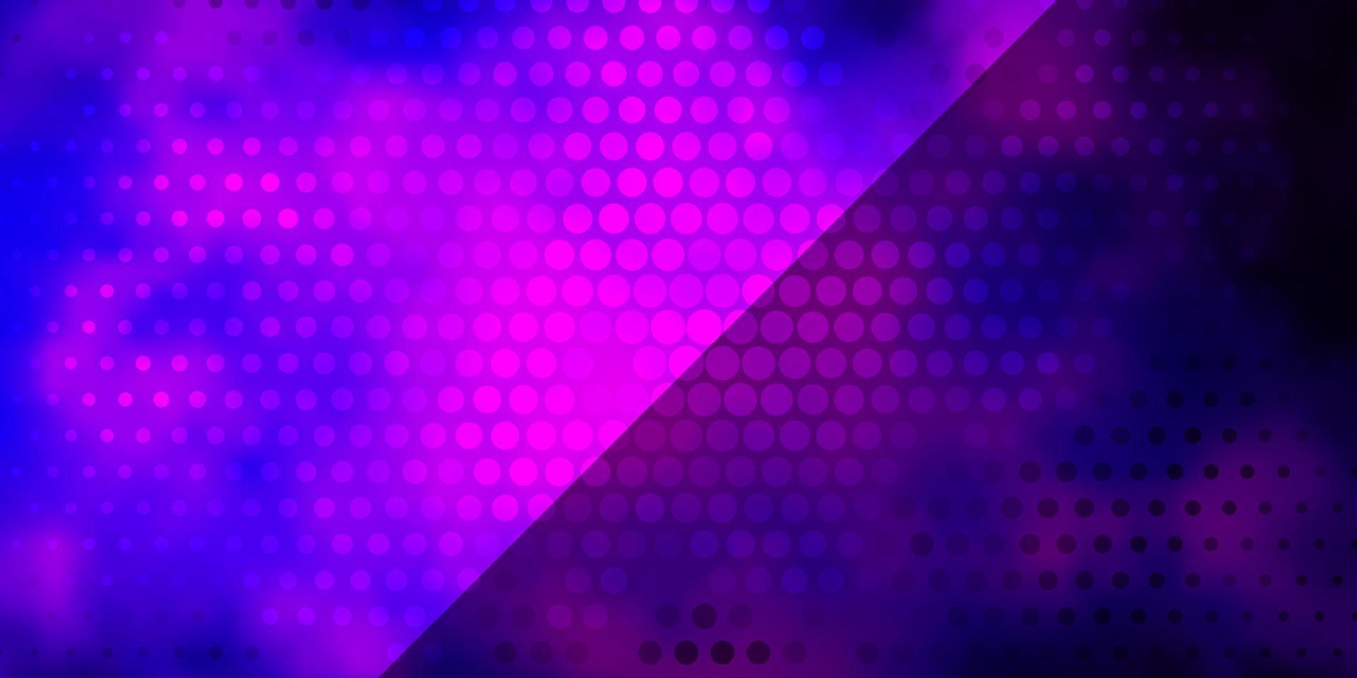 fundo vector roxo escuro com círculos.