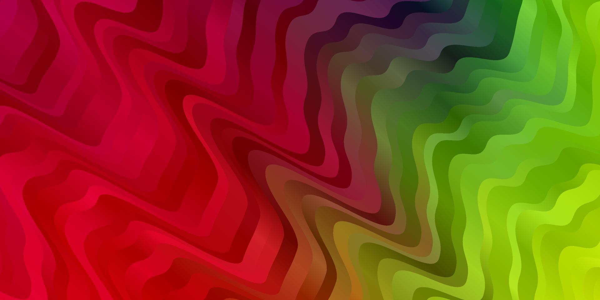 modelo de vetor multicolor de luz com linhas irônicas.