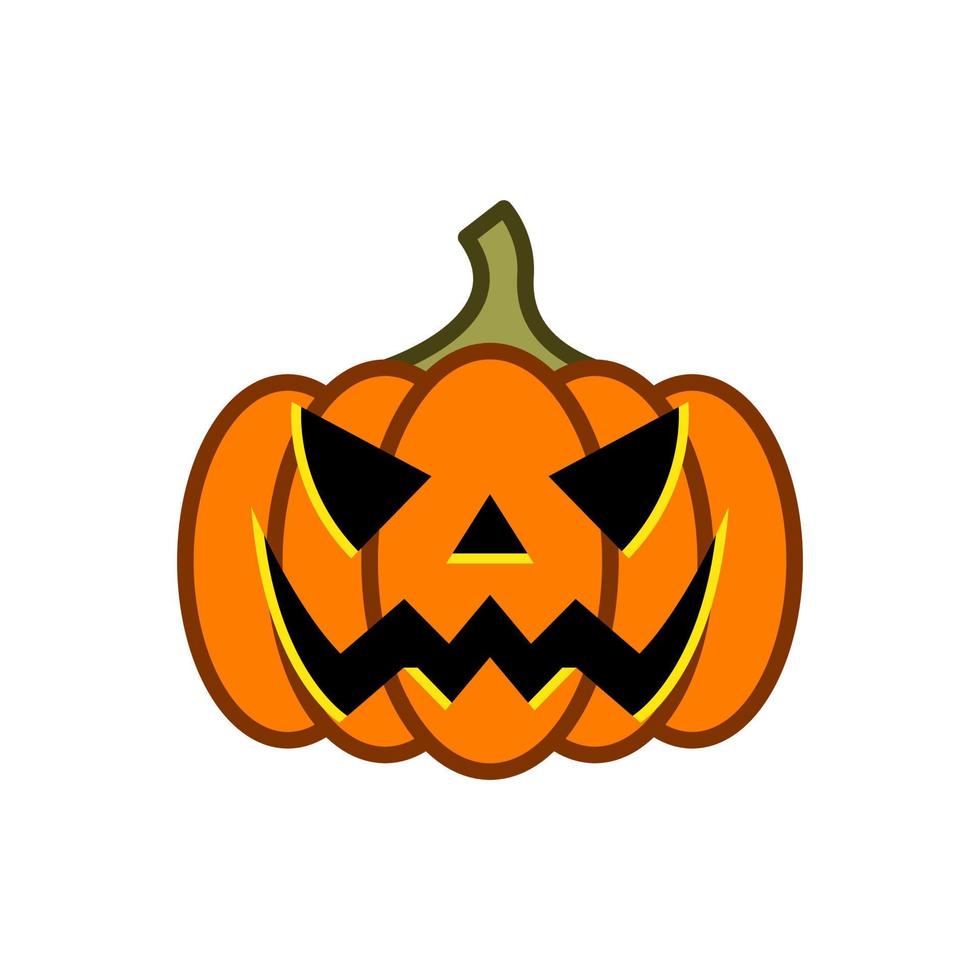 ilustração vetorial jack o lantern vetor