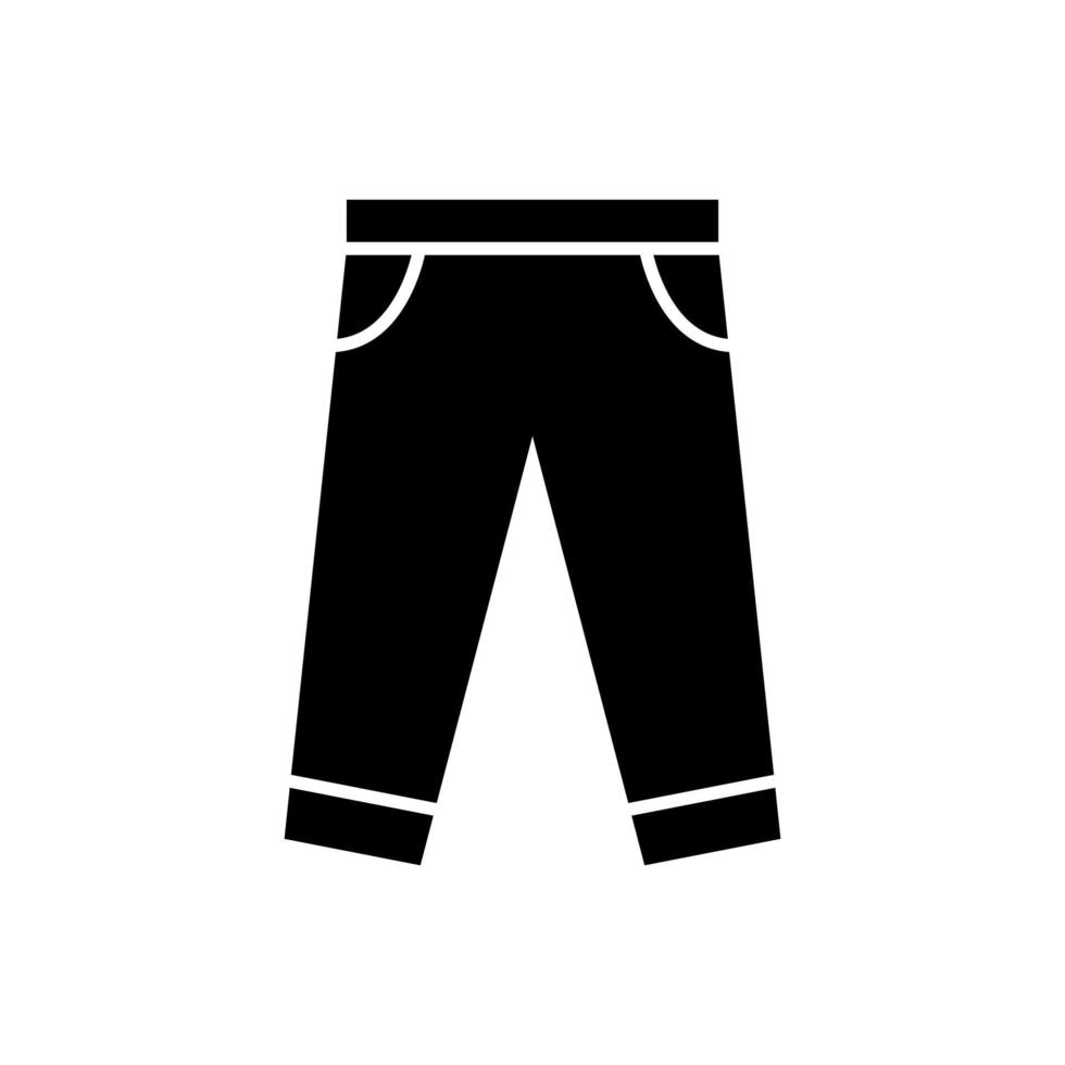 ícone de vetor de jeans