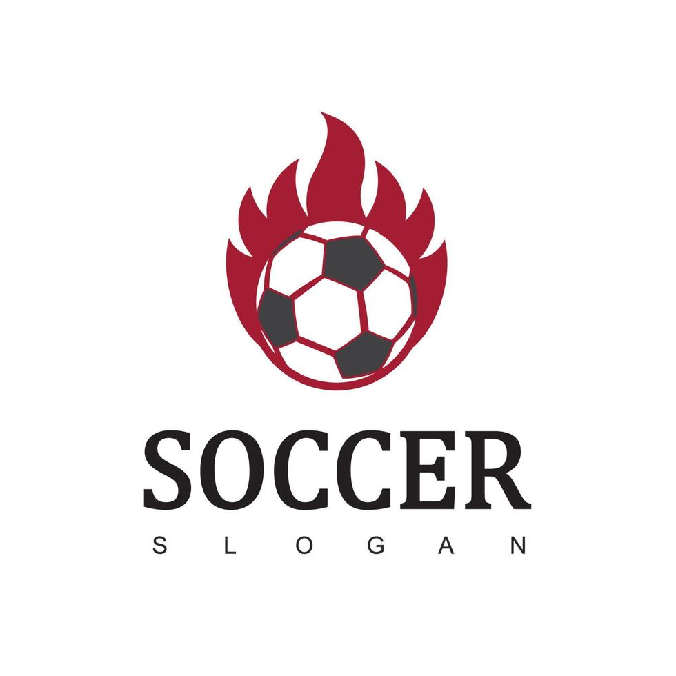 logotipo de futebol ou sinal de clube de futebol vetor