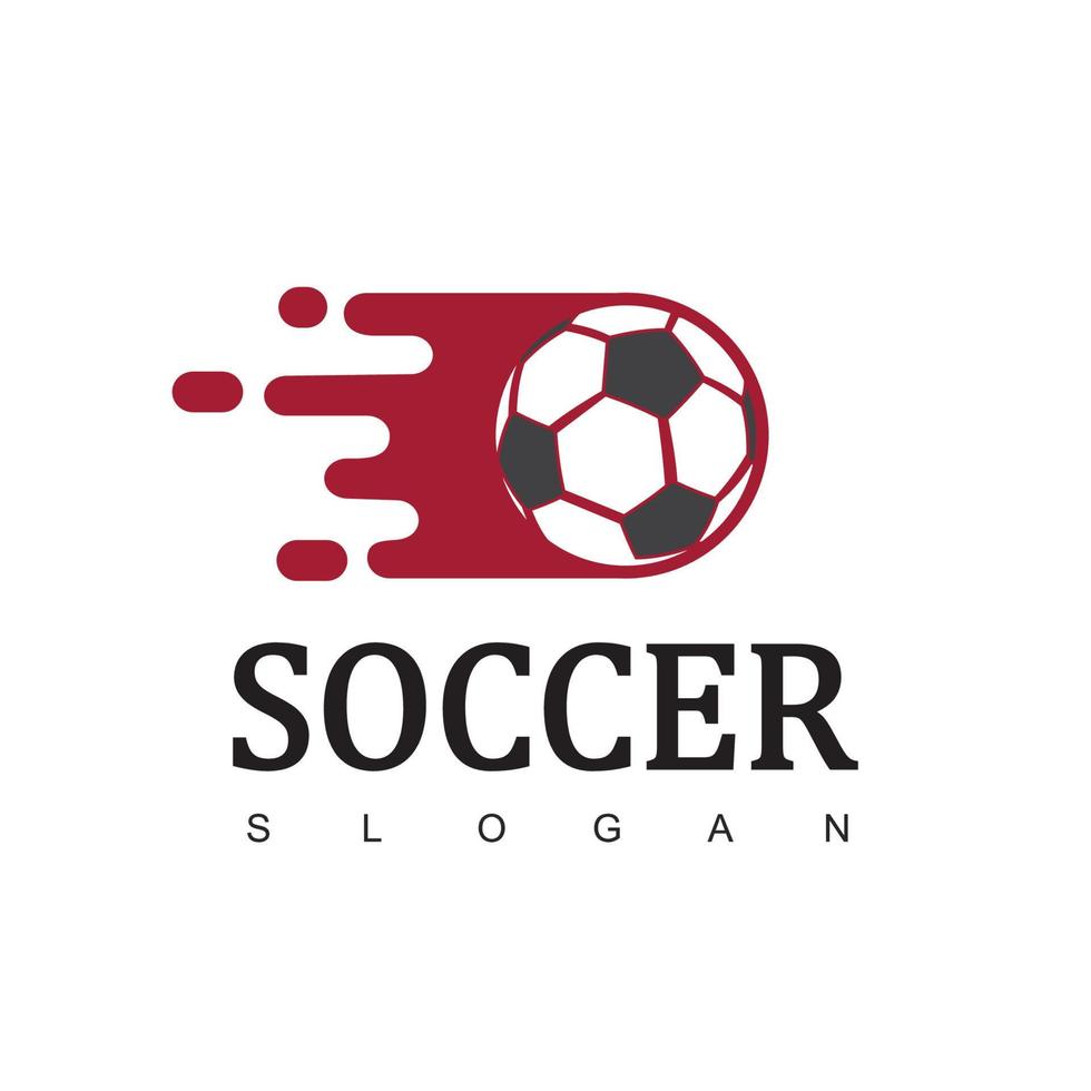 logotipo de futebol ou sinal de clube de futebol vetor