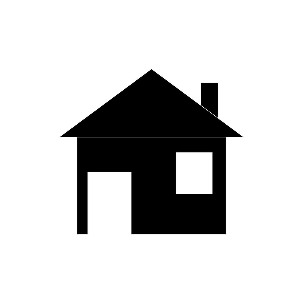 ícone de linha de casa de vetor. casa símbolo plano vetor