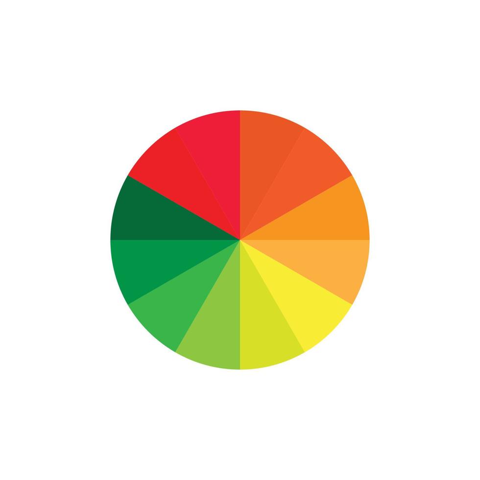 modelo de design de logotipo de vetor de ícone de cor