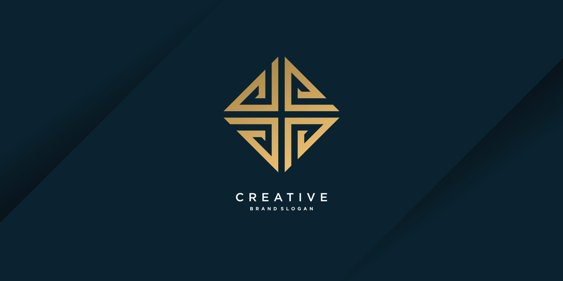 logotipo da letra s com conceito dourado exclusivo moderno para a parte inicial ou da empresa 12 vetor
