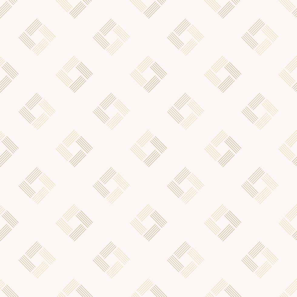 pequeno quadrado geométrico em forma de linha de fundo sem costura cor bege pastel aleatório de forma de linha. uso para tecido, têxtil, capa, elementos de decoração de interiores, embrulho. vetor