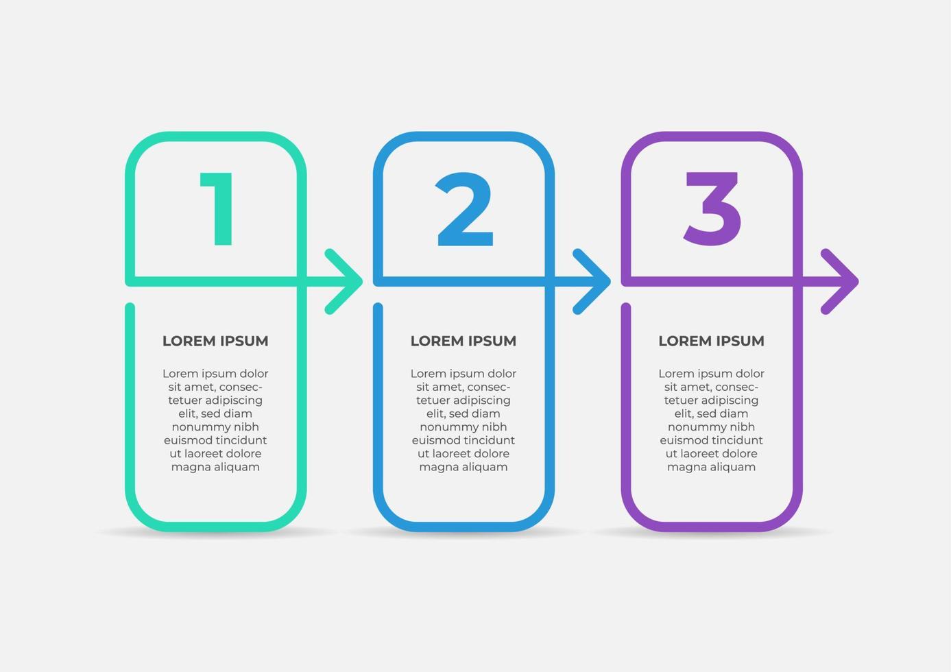 linha fina de infográfico de negócios modernos com seta. modelo de linha do tempo de vetor para apresentação. conceito criativo para infográfico. adequado para brochura, fluxo de trabalho, relatório anual, gráfico, layouts