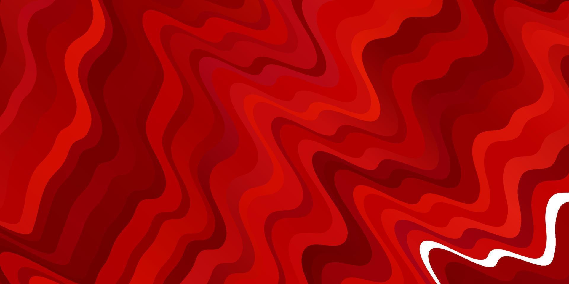 pano de fundo vector vermelho claro com linhas dobradas.