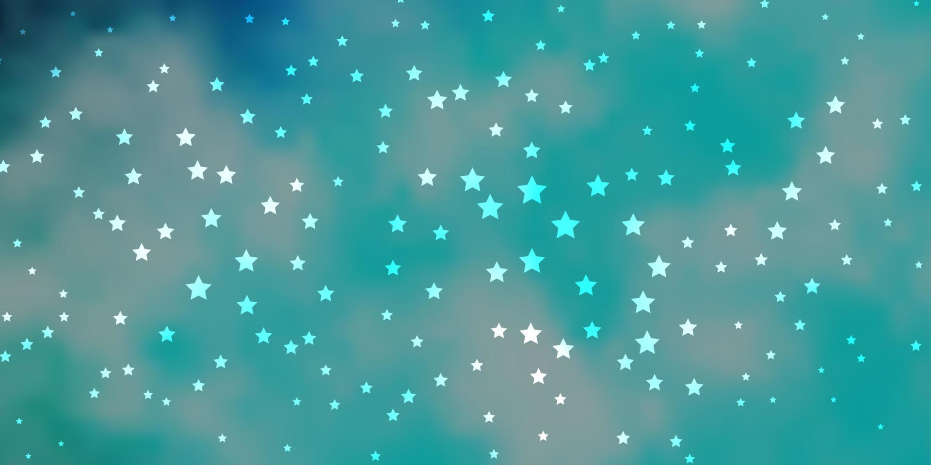 textura vector azul escuro com belas estrelas.