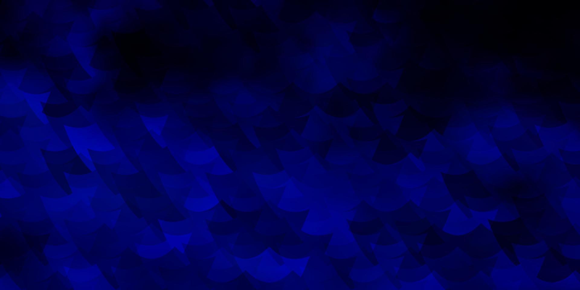 textura vector azul escuro em estilo retangular.