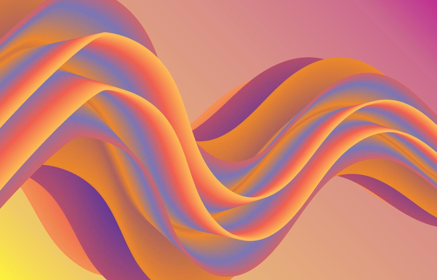 fundo de onda fluida de movimento colorido abstrato vetor