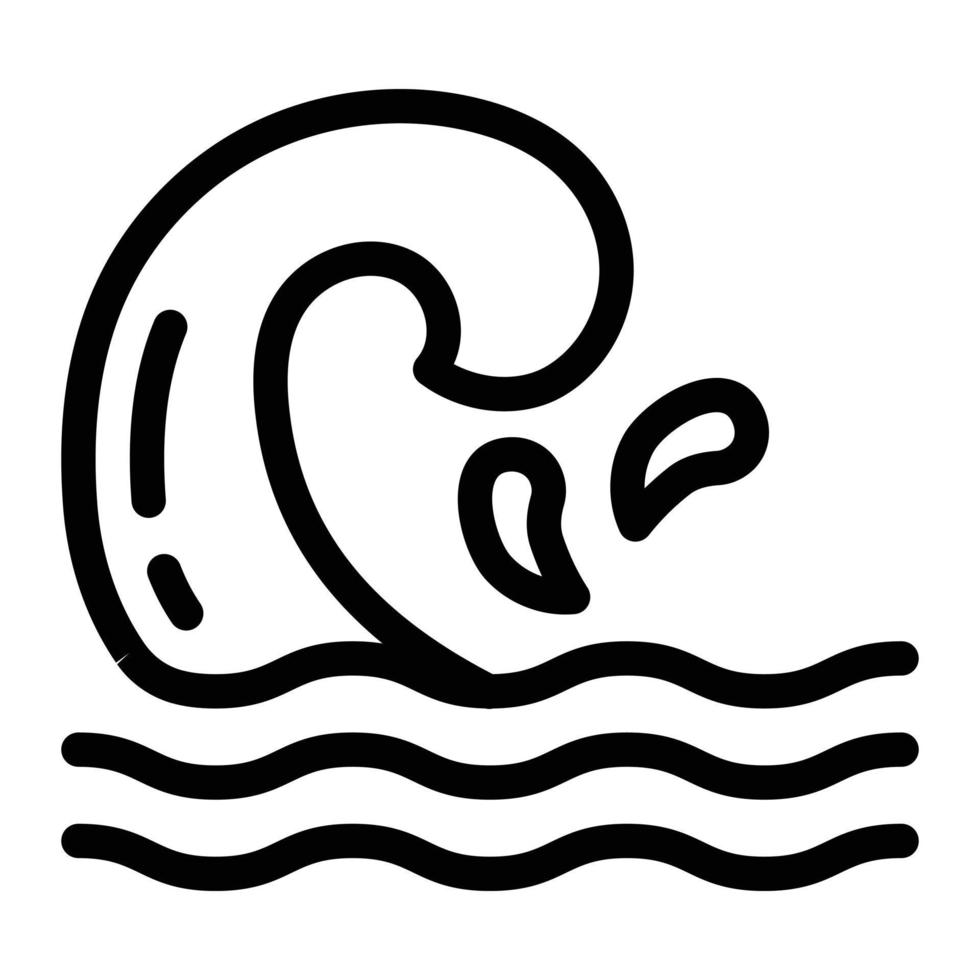 ilustração em vetor oceano em um ícones de symbols.vector de qualidade background.premium para conceito e design gráfico.