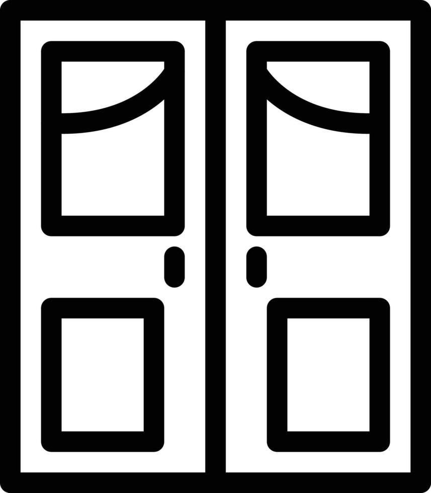 ilustração vetorial de porta em símbolos de qualidade background.premium. ícones vetoriais para conceito e design gráfico. vetor